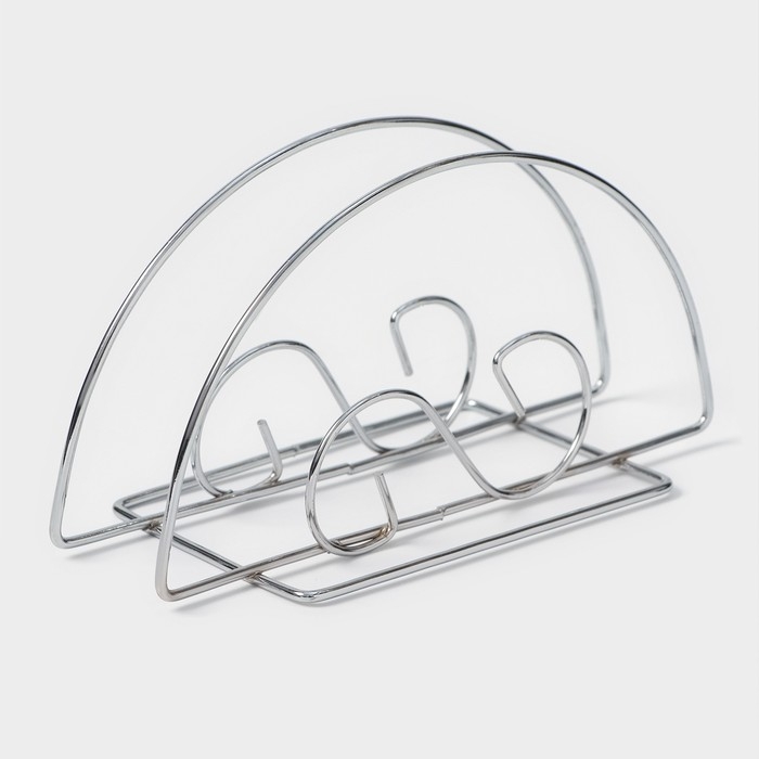 Салфетница Доляна &laquo;Завиток&raquo;, 13,5&times;6&times;7 см