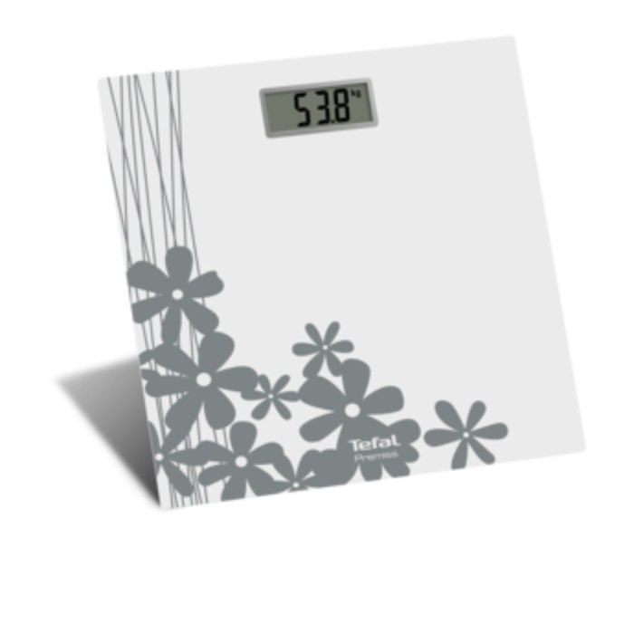 Весы напольные Tefal PP1430V0, электронные, до 150 кг, серые Весы напольные Tefal PP1430V0, электронные, до 150 кг, серые