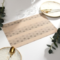Салфетка на стол Доляна, цв.бежевый, 45*30см