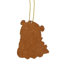 Ёлочная деревянная подвеска &laquo;Новый год! Белый мишка&raquo;