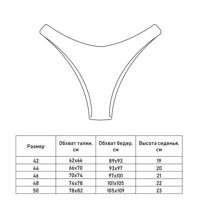 Плавки купальные женские MINAKU бикини, цвет голубой, размер 50 Плавки купальные женские MINAKU бикини, цвет голубой, размер 50