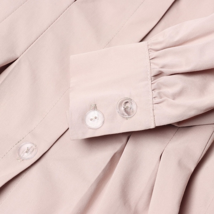 Рубашка женская удлиненная MINAKU: Casual Collection цвет серо-розовый, р-р 42 Рубашка женская удлиненная MINAKU: Casual Collection цвет серо-розовый, р-р 42