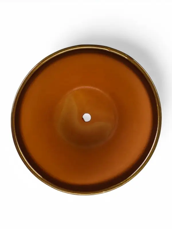 Горшок цветочный поддоном  5 л,  керамика, Миндаль (М)