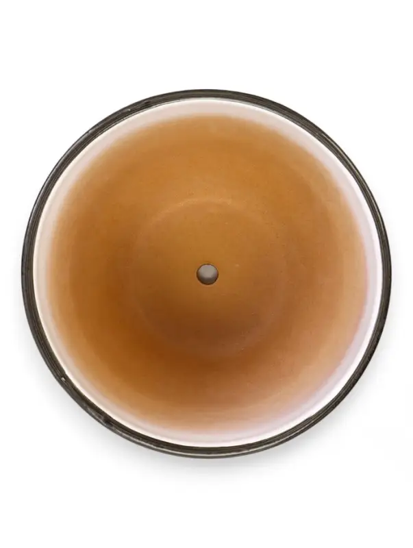 Горшок цветочный поддоном  2,5 л,  керамика, Штрих (М)