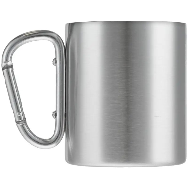 Кружка Trek, с серебристой ручкой-карабином Кружка Trek, с серебристой ручкой-карабином