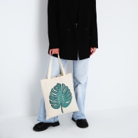 Сумка - шопер &laquo;Лист&raquo; 35 х 0,5 х 40 см, отд без молнии, без подклада