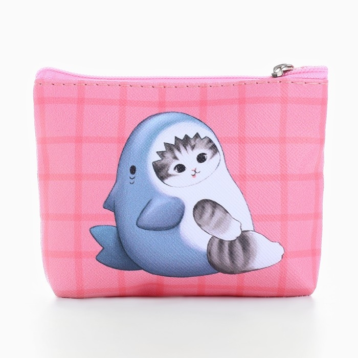 Кошелек детский "Котики" МИКС,  11*0,5*8,5 см