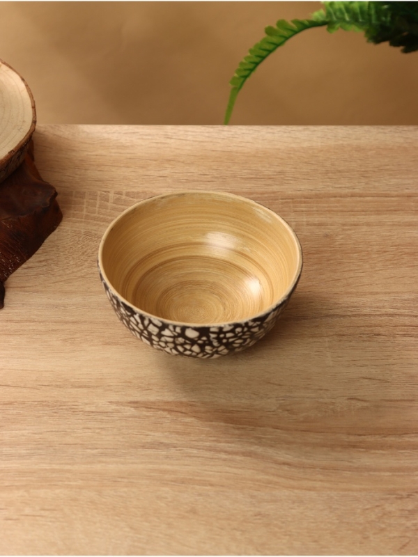 Миска 12х12х6 см, бамбук