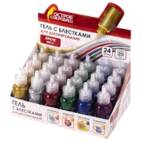 Гель с блестками "ОСТРОВ СОКРОВИЩ", 24 штук х 20 мл, в дисплее, МИКС Гель с блестками "ОСТРОВ СОКРОВИЩ", 24 штук х 20 мл, в дисплее, МИКС