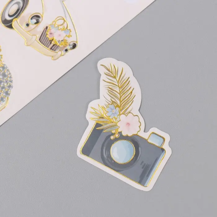 Наклейки бумага "Свадьба" набор 2 листа 20х15 см