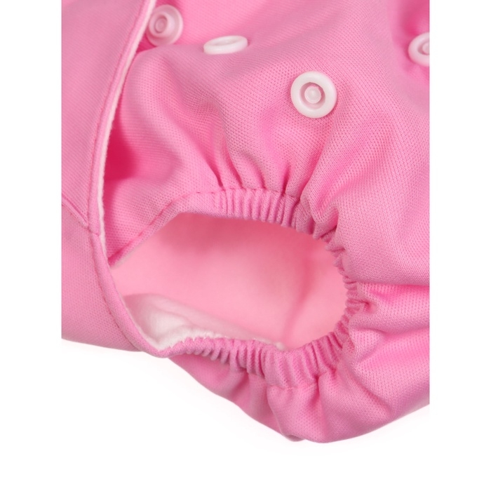 Многоразовый подгузник M&B &laquo;Принцесса&raquo;, 3-15 кг, розовый