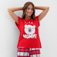 Пижама новогодняя женская KAFTAN "Bear" размер 52-54 49 Пижама новогодняя женская KAFTAN "Bear" размер 52-54 49