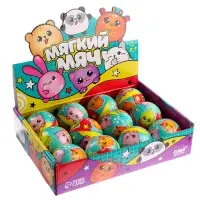Мяч детский мягкий &laquo;Твои друзья&raquo;, 4.5 см, в шоубоксе