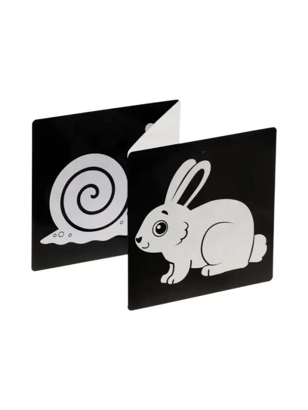 Набор картонных книжек-гармошек "Смотри, малыш!", 6 шт.