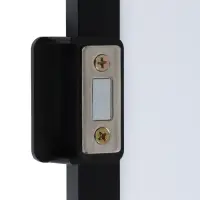 Зеркало поворотное на дверцу или стену, 90 х 30см, черное