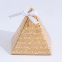 Коробка бонбоньерка, упаковка подарочная, &laquo;Крафт&raquo;, 7 х 7 х 7.5 см