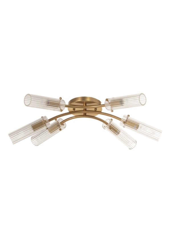 Люстра "Рико" 6х40Вт Е27 бронза 60х40х20см