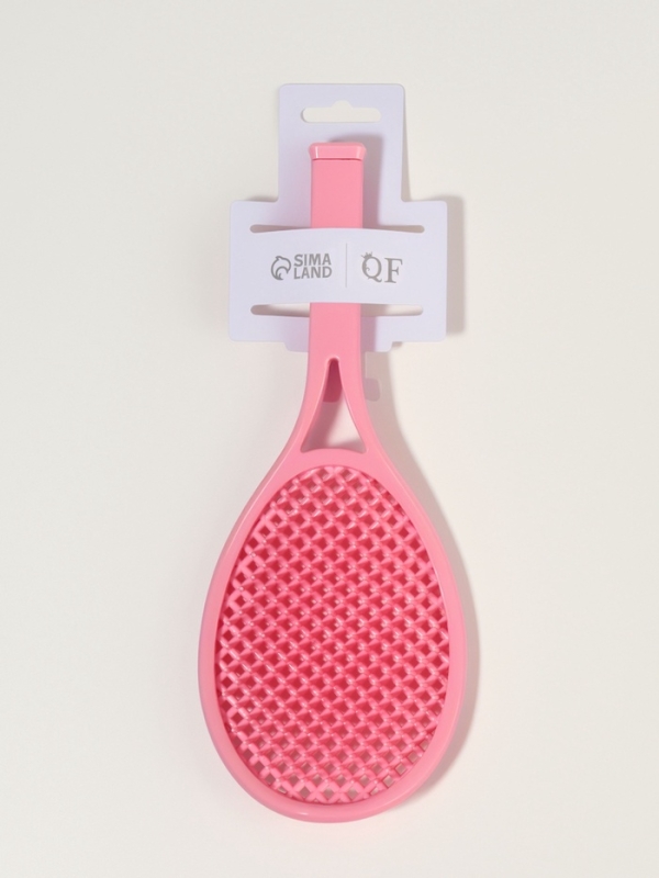 Расческа массажная овал ДЛЯ СУШКИ ВОЛОС 24*10см розовый подвес QF Расческа массажная овал ДЛЯ СУШКИ ВОЛОС 24*10см розовый подвес QF