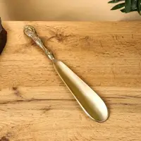 Ложка для обуви "Фамилия" латунь 31 см