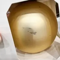 Оформительский шар Finery, 8 см, матовый золотистый