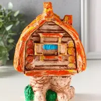 Копилка "Избушка на курьих ножках" 20х14,5х10 см