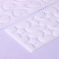 Набор форм для шоколада, 3 шт, 8 ячеек, силикон, 21&times;11&times;0,3 см, цвет прозрачный