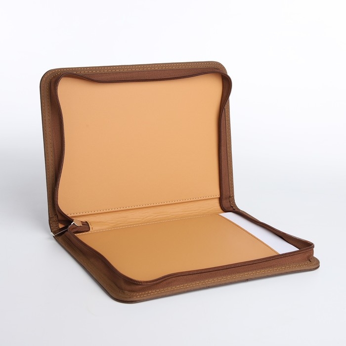 Папка для документов, А5, цвет коричневый Папка для документов, А5, цвет коричневый