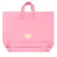 Пакет с петлевой ручкой розовый 44 х 35 х 8 см 80 мкм