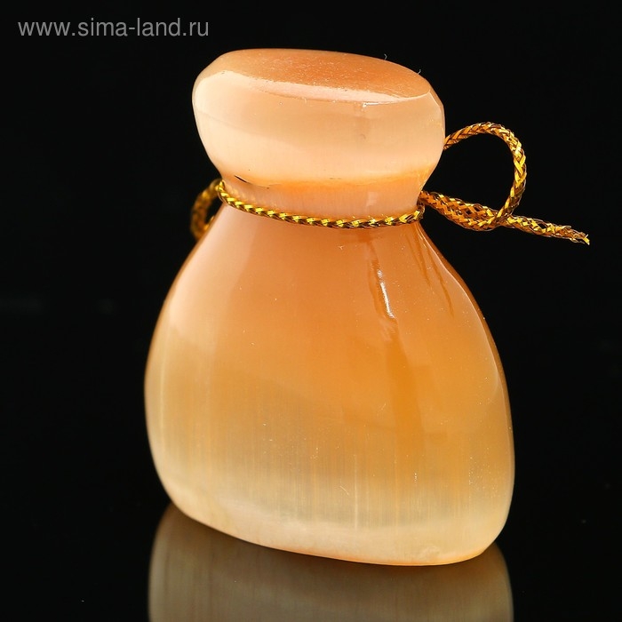 Сувенир «Мешочек семейного благополучия», большой, селенит Сувенир «Мешочек семейного благополучия», большой, селенит