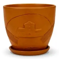 Набор горшков цветочный поддоном 4 шт 0,6 / 1,4 / 2,5 / 5 л керамика терр-т Галандия