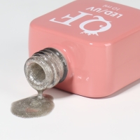 Гель лак для ногтей &laquo;COLOR CHROME&raquo;, 3-х фазный, 10 мл, LED/UV, цвет серебристый (65)