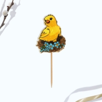 Топпер для украшения кулича &laquo;Гнездо&raquo; на пасху, 6,8 х 5,4 см