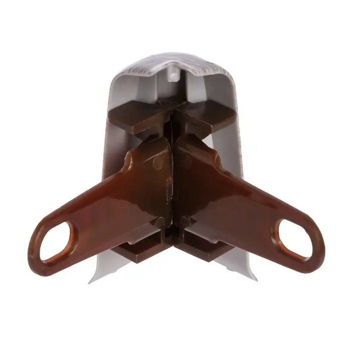 Угол наружный (внешний) &laquo;Деконика&raquo;, с крепежом для плинтуса, 55 мм, 210 дуб Пепельный