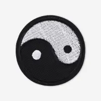 Термоаппликация &laquo;Инь и Ян&raquo;, d=6 см, разноцветная