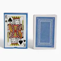 Карты игральные &laquo;Король&raquo;, колода 54 шт., 5.7&times;8.7 см, синяя рубашка