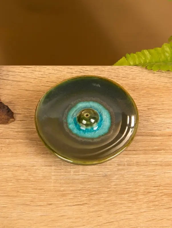 Подставка под благовония &laquo;Тарелочка&raquo;, 9&times;9&times;2 см, керамика, МИКС