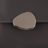 Застёжка для сумки, 4,8 × 3,5 см, цвет жемчужный серебряный Застёжка для сумки, 4,8 × 3,5 см, цвет жемчужный серебряный