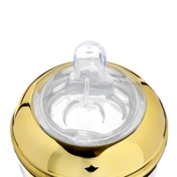 Бутылочка для кормления с наклейками &laquo;Я тут главный&raquo; от 0 мес., 150 мл., цвет золотой, M&B