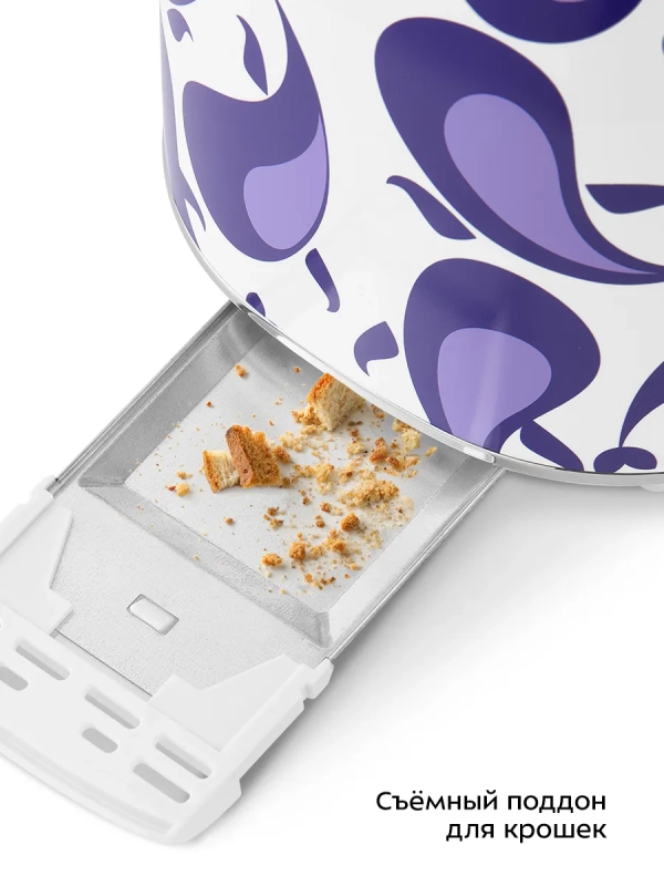 Тостер для хлеба с поддоном для крошек КТ-6863 - 920-1080 Вт