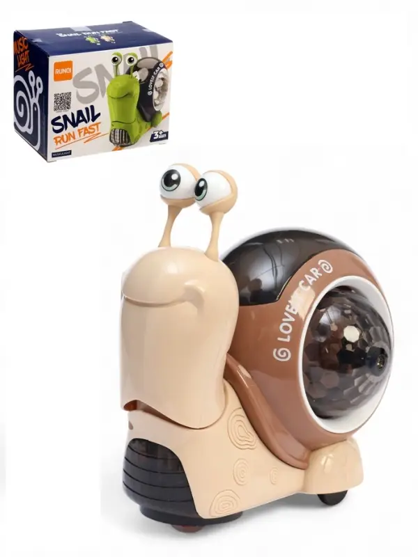 Музыкальная игрушка "Улитка" свет, звук