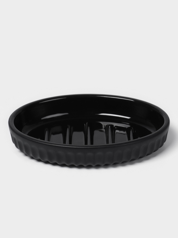 Набор для ванной "Блеск" 3 предмета (дозатор для мыла, стакан, мыльница)