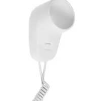 Фен LGE-006, 1600 Вт, настенный, 2 скорости, крепление, белый