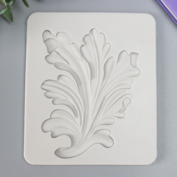 Молд силикон Молд силикон "Пушистый лист" 13,6х11,5х0,8 см