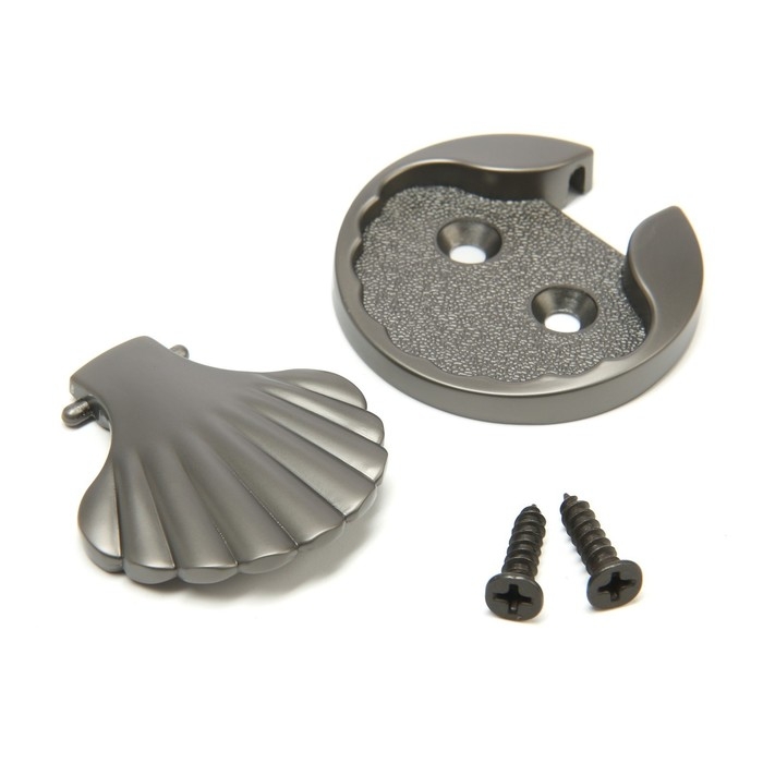 Ручка-кнопка CAPPIO RK133, мебельная, цвет графит, 8 шт.