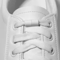 Фиксатор для шнурков, пара, d=8 мм, 1.8 см, белый