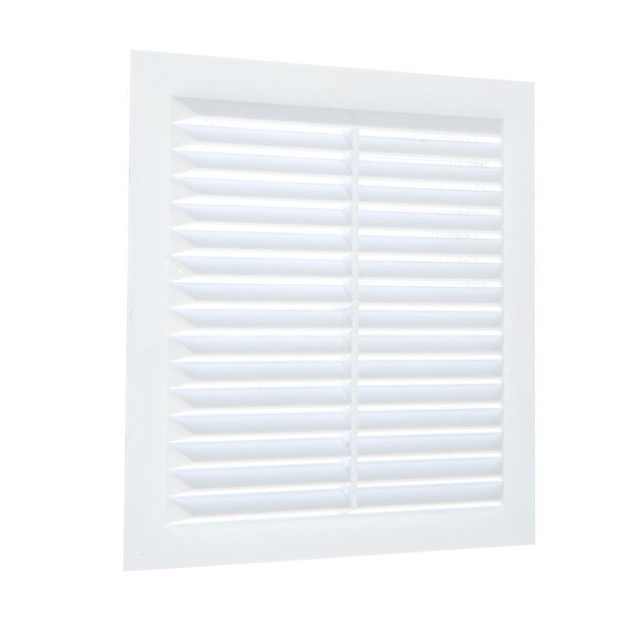 Решетка вентиляционная "КосмоВент" Л155, 155 х 155 мм, с сеткой, неразъемная