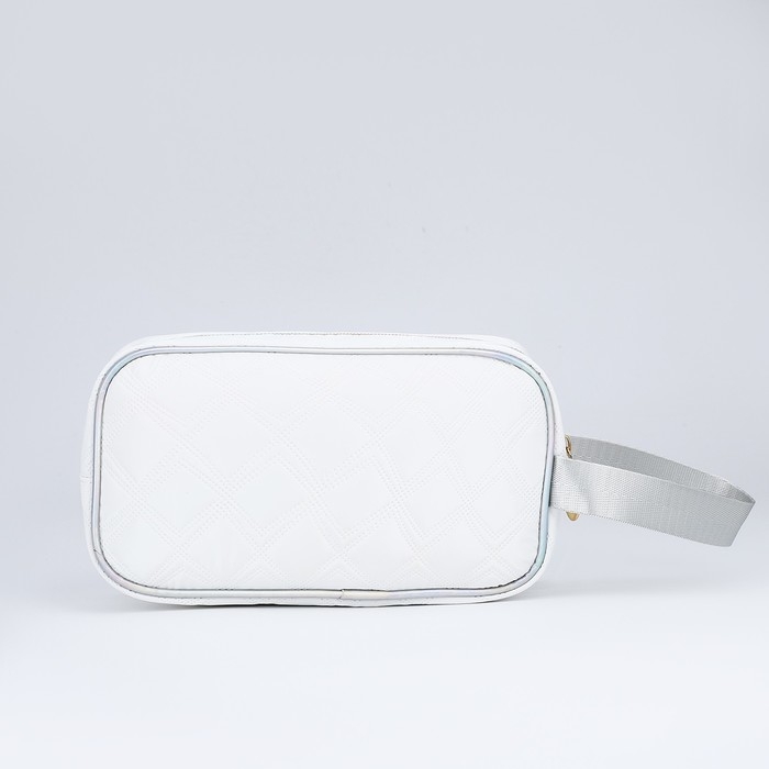 Косметичка на молнии, цвет белый Косметичка на молнии, цвет белый