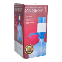 Помпа для воды ENERGY EN-001, механическая, под бутыль от 11 до 19 л, синяя Помпа для воды ENERGY EN-001, механическая, под бутыль от 11 до 19 л, синяя
