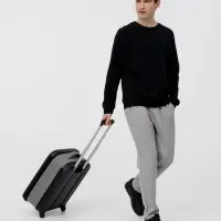 Чемодан Bonfold, черный с серым