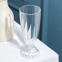 Стакан пластиковый &laquo;Милкшейк&raquo;, 450 мл, цвет прозрачный